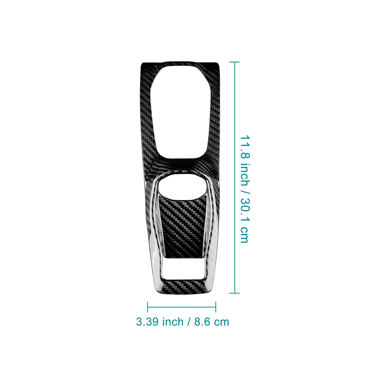 Sticker For Dodge Charger 2024 2025 2026 2027 Real Hard Dry Carbon Fiber Car Gear Shift Frame Panel Interior Accessories