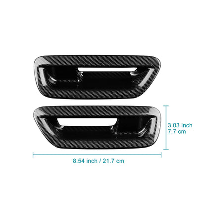 StickerSticker For Dodge Charger 2024 2025 2026 2027 Real Hard Dry Carbon Fiber Car Door Handle Cover Trim Exterior Decoration