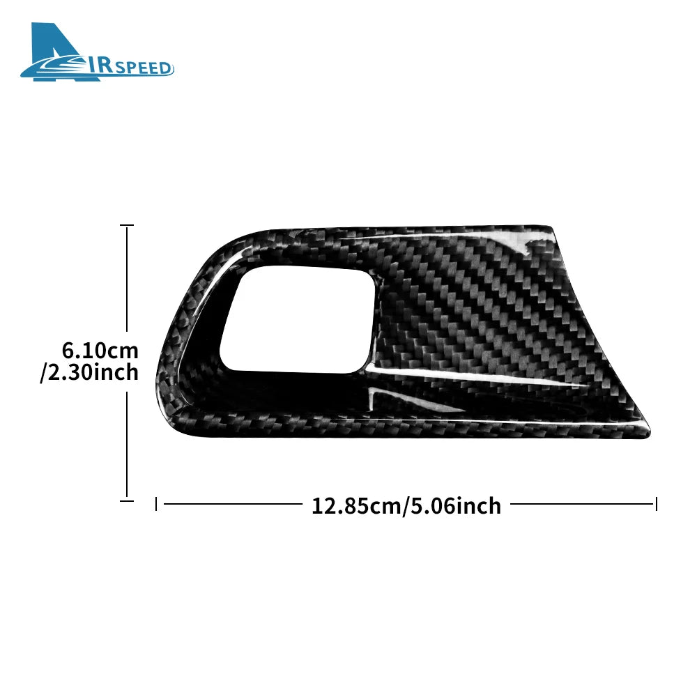 Real Hard Carbon Fiber Sticker For Chevrolet Camaro 2016 2017 2018 2019 2020 2021 2022 2023 2024 Car Start Stop Engine Sticker