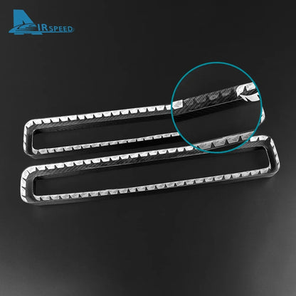 Real Hard Carbon Fiber For Dodge Challenger 2015 2016 2017 2018 2019 2020 2021 2022 2023 Grille Decor Frame Interior Accessories