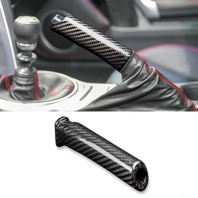 Real Hard Carbon Fiber Sticker for Subaru BRZ Toyota GT86 ZN6 ZC6 2013-2019 2020 Car Replace Handbrake Grip Hand Brake Cover