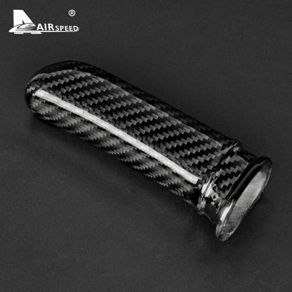 Hard Dry Carbon Fiber For Ford Ranger 2000 2001-2011 2012 2013 2014 2015 2016 2017 2018 2019 Car Replace Handbrake Grips Cover - detail view 3