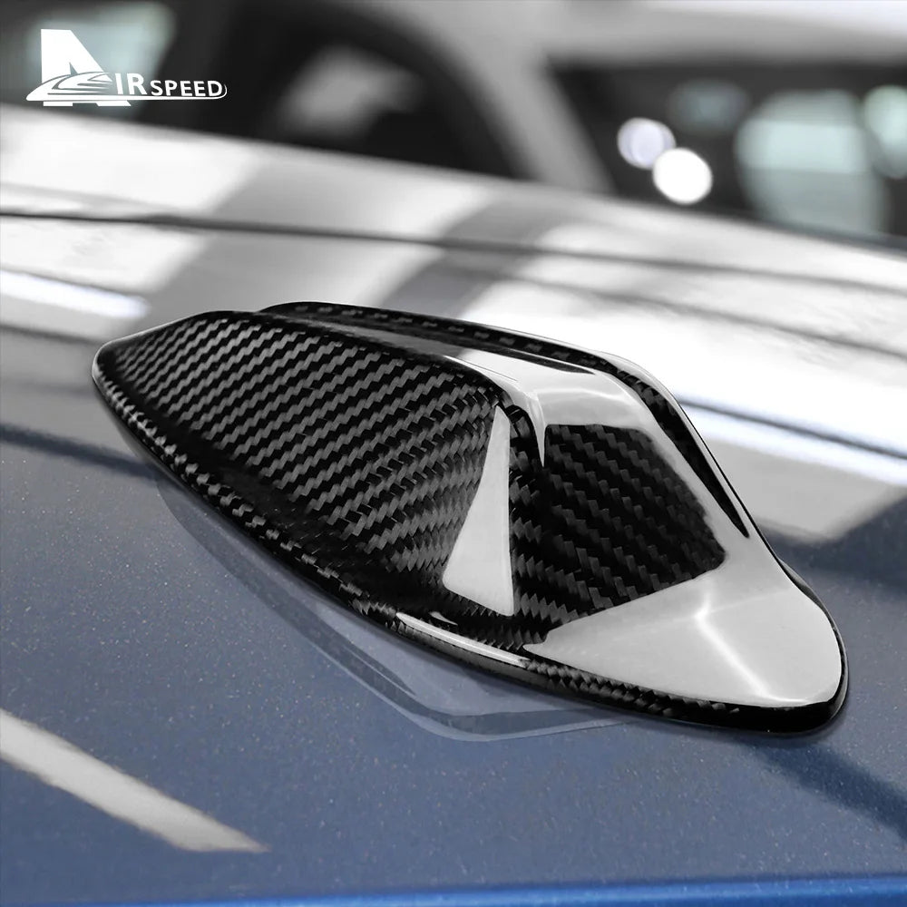 AIRSPEED for BMW G20 M3 G80 2023 2024 Car Roof Shark Fin Antenna for G20 G80 Cover Real Carbon Fiber