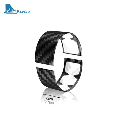 Real Hard Carbon Fiber Sticker For Chevrolet Corvette C8 2020 2021 2022 2023 Car Steering Wheel Ring Cover Interior Accessories