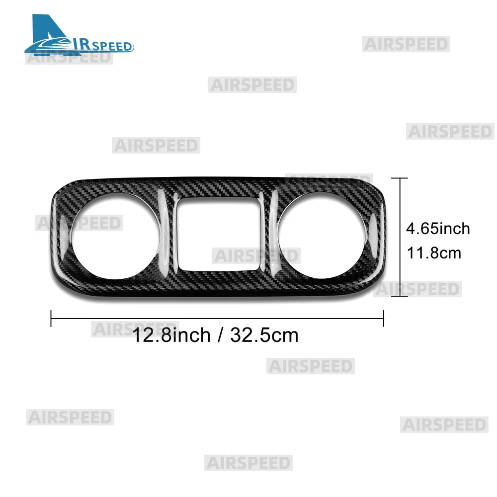 For Mercedes Benz G-Class W465 G63 G580 G500 2025 2026 2027 Real Hard Carbon Fiber Trim Cover Car Center Console Air Vent Frame
