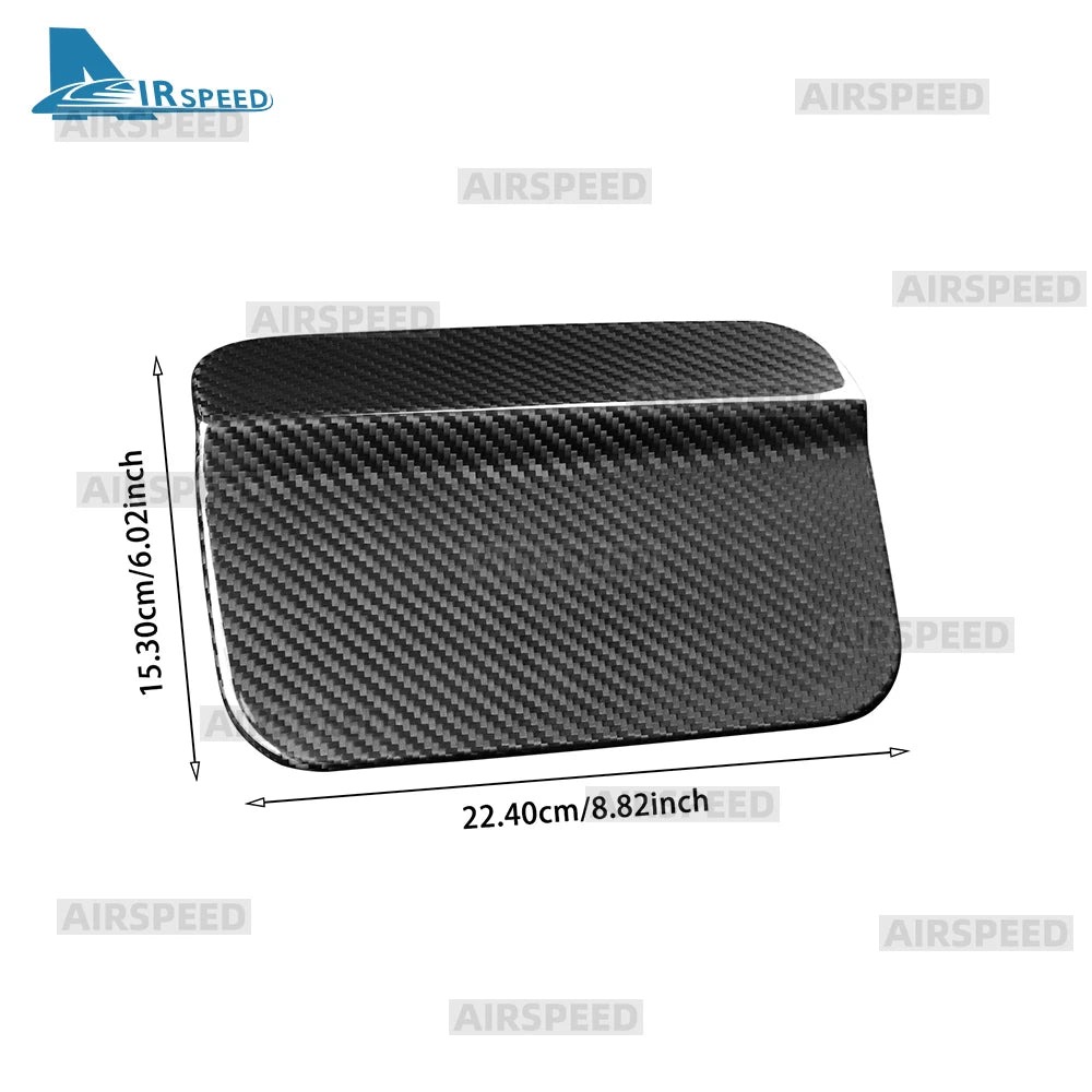 Real Hard Dry Carbon Fiber Sticker For SEAT Leon MK3 2013 2014 2015 2016 2017 2018 2019 2020 LHD RHD Car Fuel Tank Cap Trim