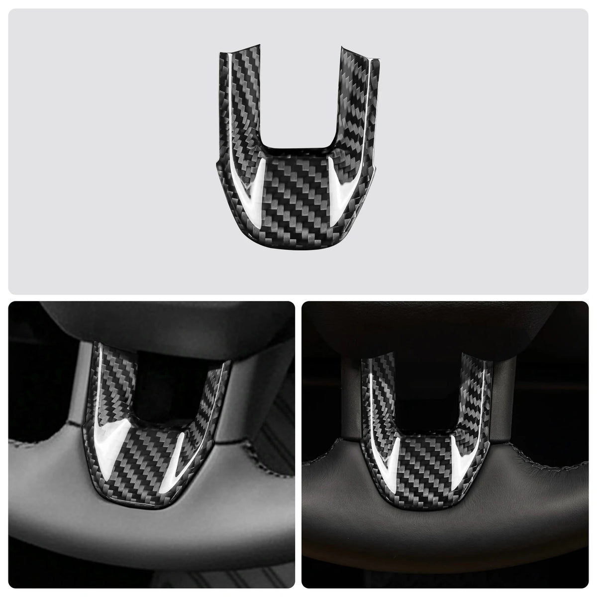 Sticker For Lexus ES AXZH21 AXZH26 XXZM21 XXZM26 2026-2027 Car Steering Wheel Bottom Real Hard Black Carbon Fiber Accessories