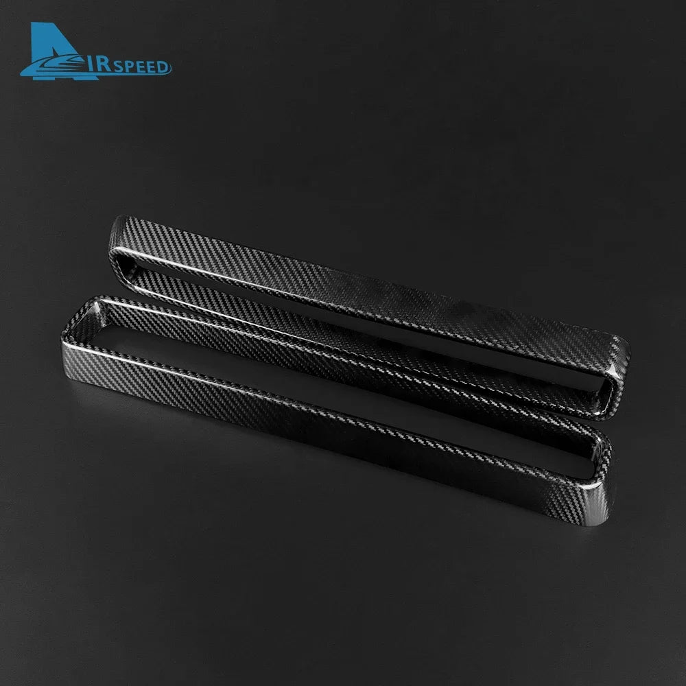 Real Hard Carbon Fiber For Dodge Challenger 2015 2016 2017 2018 2019 2020 2021 2022 2023 Grille Decor Frame Interior Accessories