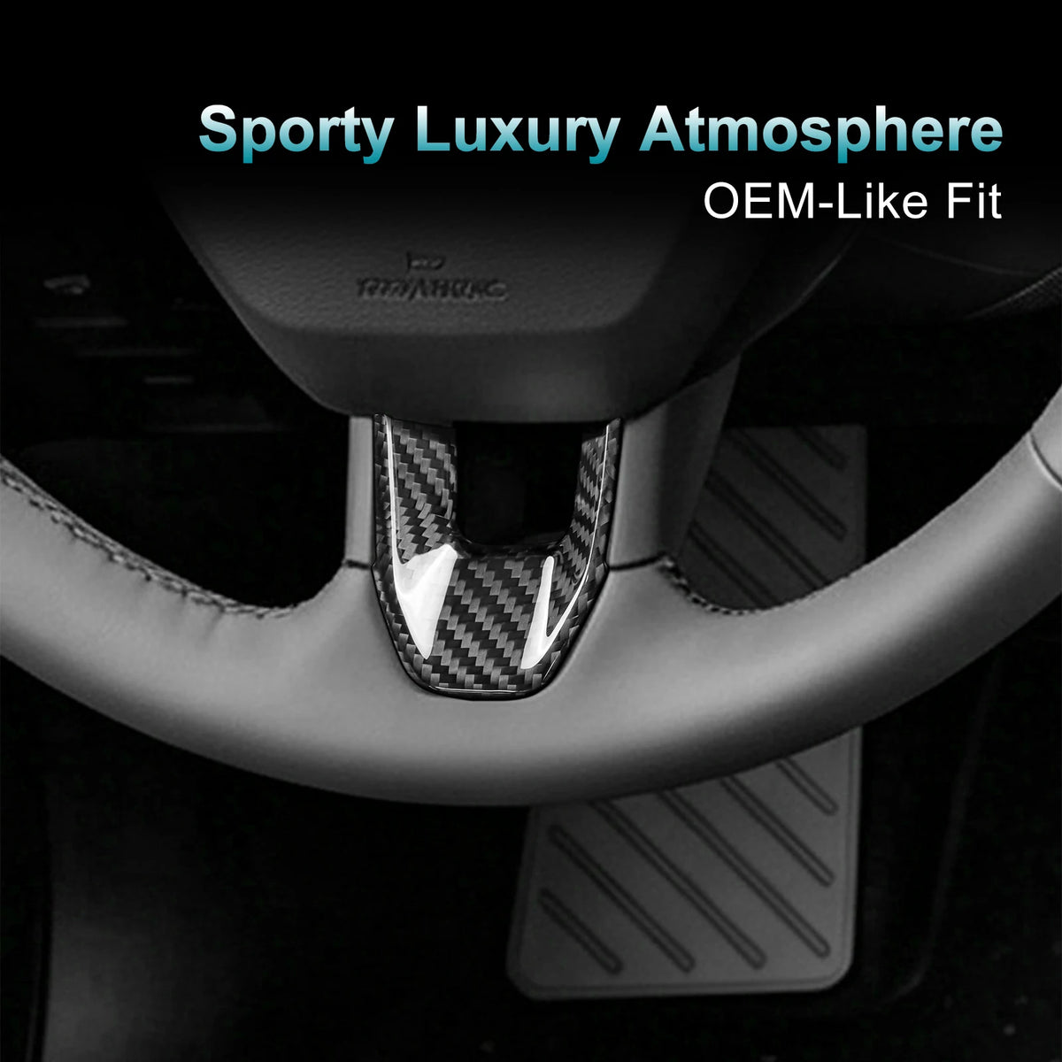 Sticker For Lexus ES AXZH21 AXZH26 XXZM21 XXZM26 2026-2027 Car Steering Wheel Bottom Real Hard Black Carbon Fiber Accessories