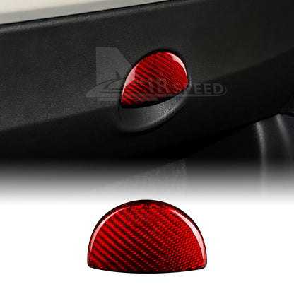 AIRSPEED Real Carbon Fiber Glove Box Switch Cover for FIAT 500 2011–2024 / Abarth 595 2016–2024
