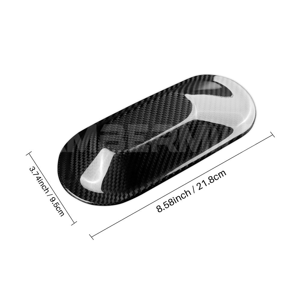 Black Real Carbon Fiber Antenna Base Cover For Mini Cooper J01 J05 2024-2025 - detail view 9