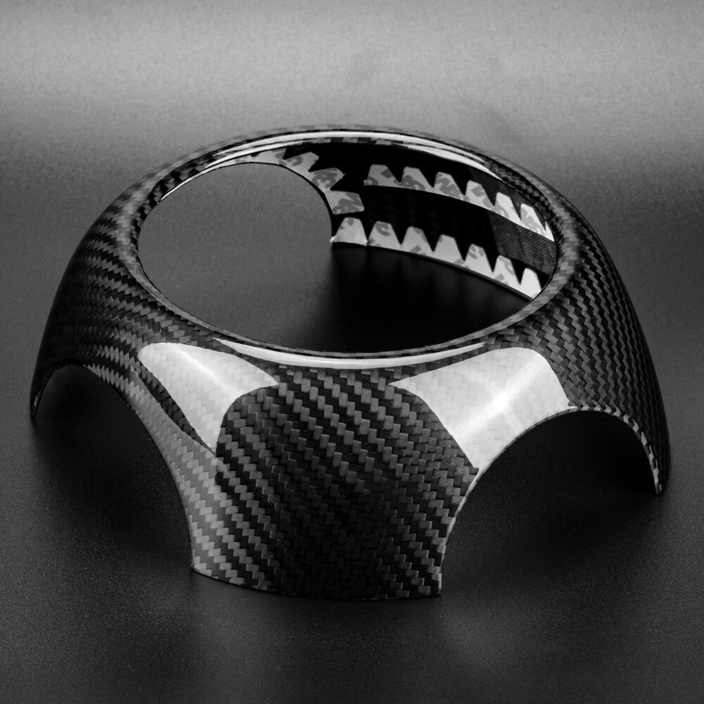 Horn Pad Center Cover Dry Carbon For MINI R50 R52 R53 R56 R57 R58 R59 R60 - detail view 6