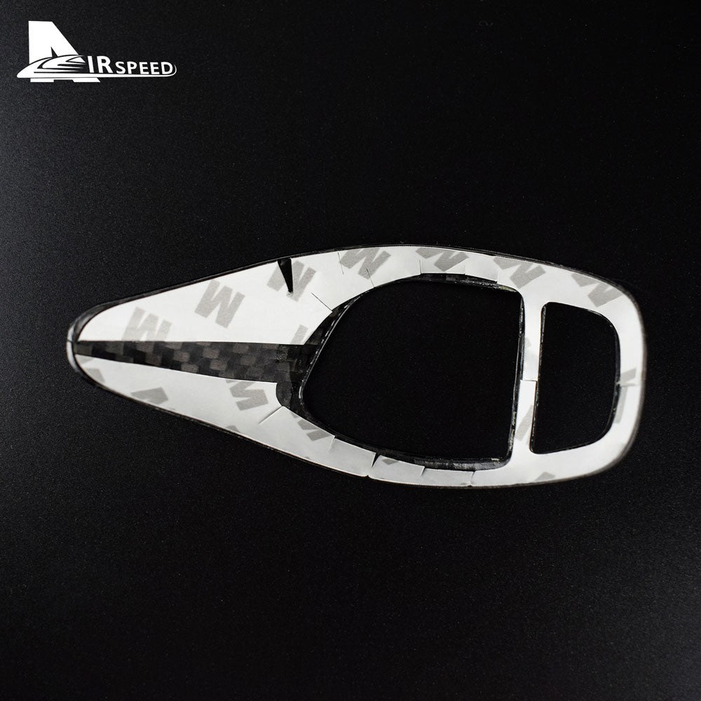 Closed Style Gear Shift Knob Black Dry Carbon For BMW F30 Series Universal - detail view 10
