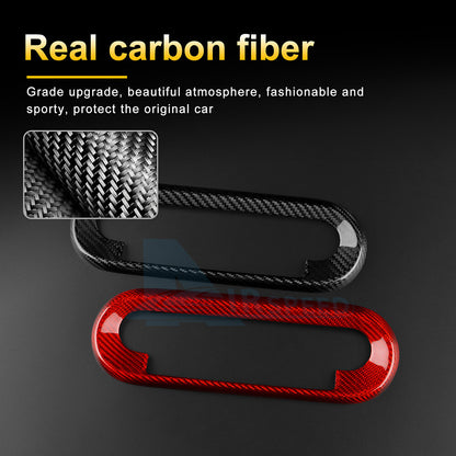 Black Dry Carbon Center Control Shift Button Trim MINI J01 J05 U25 F65 2024-25 - detail view 5
