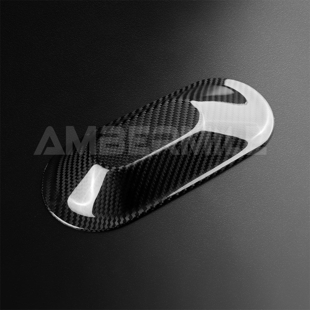 Black Real Carbon Fiber Antenna Base Cover For Mini Cooper J01 J05 2024-2025 - detail view 7