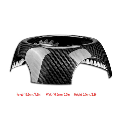 Horn Pad Center Cover Dry Carbon For MINI R50 R52 R53 R56 R57 R58 R59 R60 - detail view
