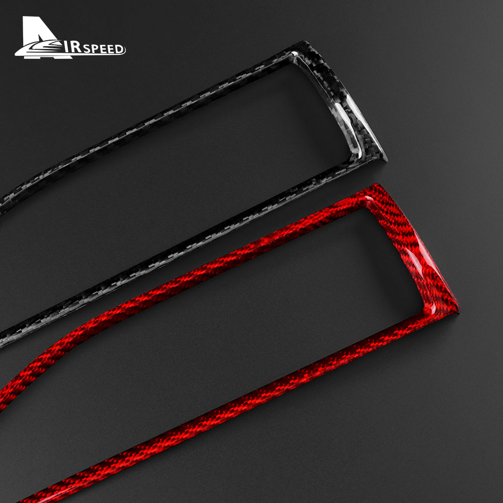 Real Hard Carbon Fiber Sticker For Subaru WRX/ WRX STI 2022 2023 2024 Car Central Control Side Air Outlet Dry Carbon Accessories