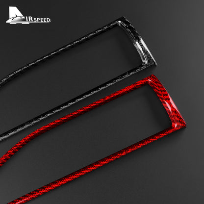 Real Hard Carbon Fiber Sticker For Subaru WRX/ WRX STI 2022 2023 2024 Car Central Control Side Air Outlet Dry Carbon Accessories