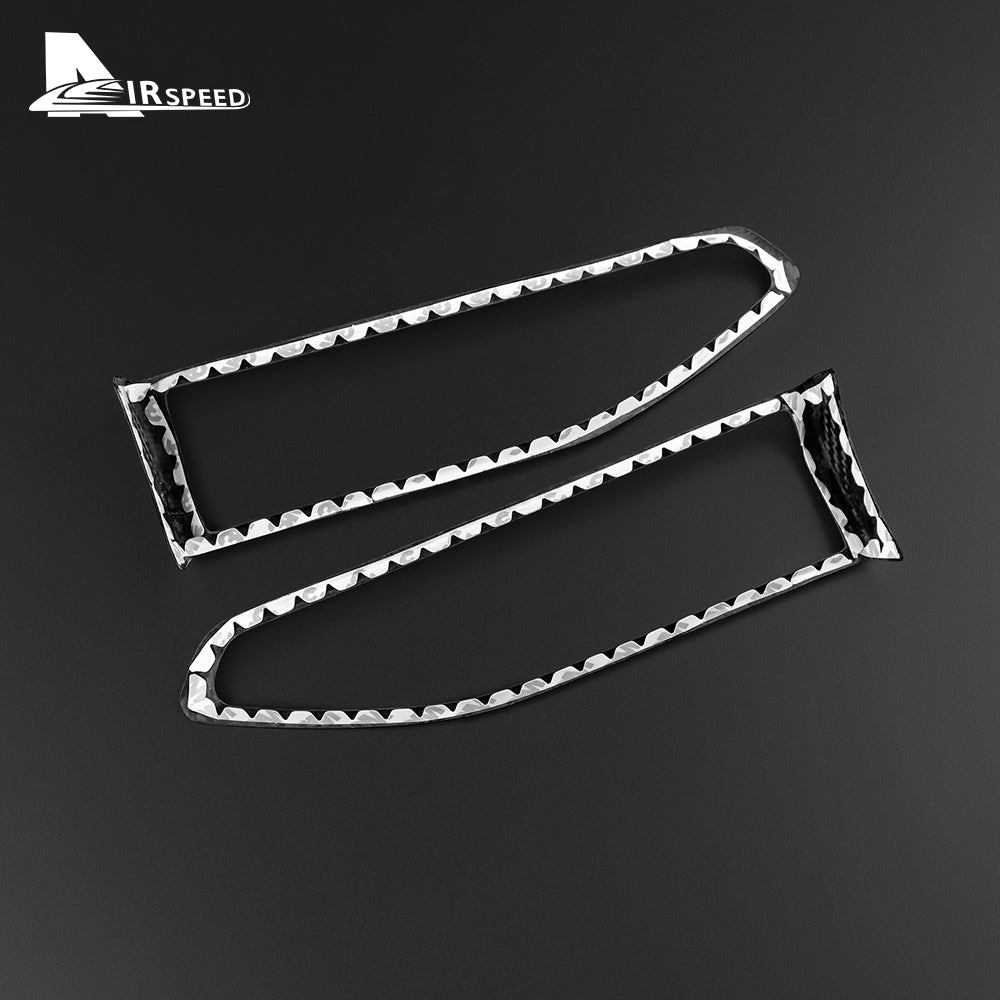 Real Hard Carbon Fiber Sticker For Subaru WRX/ WRX STI 2022 2023 2024 Car Central Control Side Air Outlet Dry Carbon Accessories
