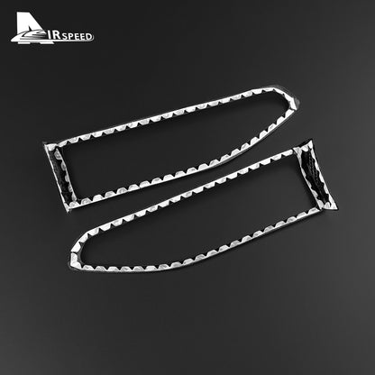Real Hard Carbon Fiber Sticker For Subaru WRX/ WRX STI 2022 2023 2024 Car Central Control Side Air Outlet Dry Carbon Accessories
